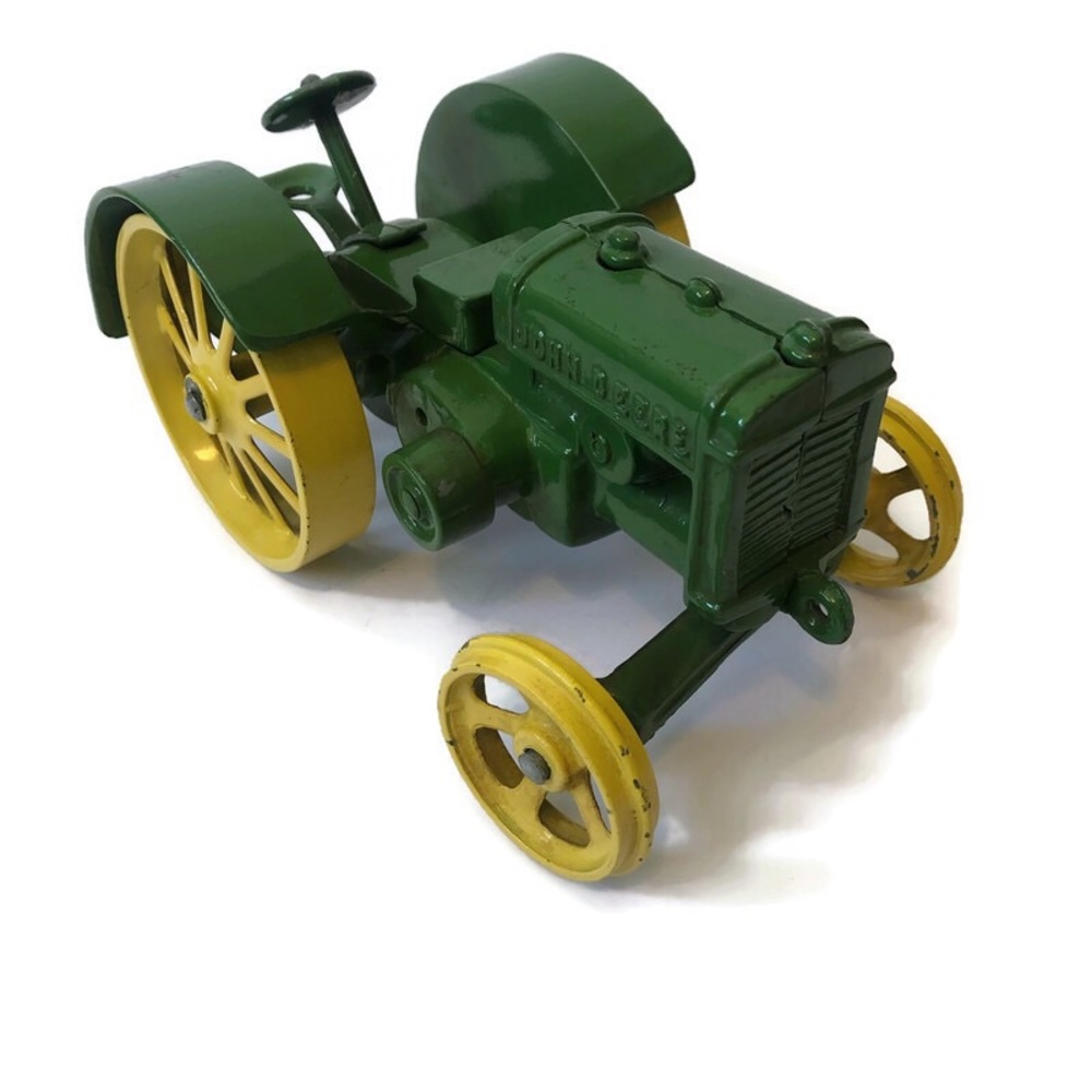 Vintage John Deere Toy Tractor Ertl Cast Iron